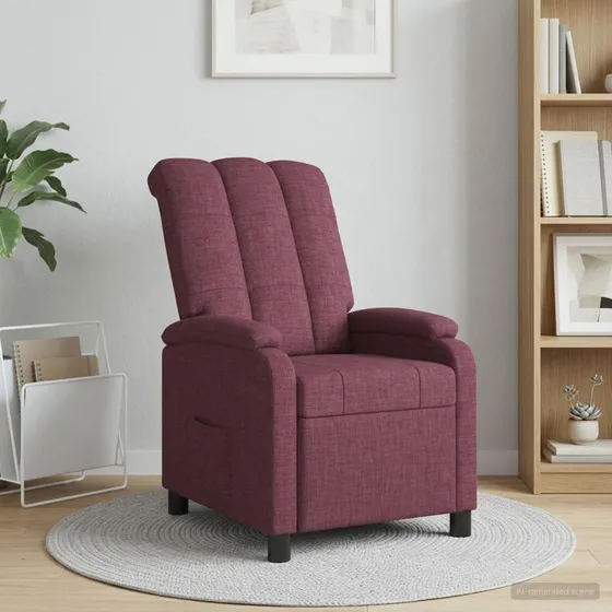 vidaXL Recliner Lilla Stof