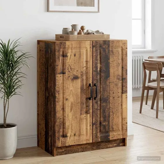 vidaXL Sideboard i gammelt træ, 66 x 34,5 x 87 cm