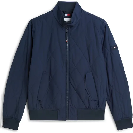 Tommy Hilfiger Packable Quilted Harrington Jakke - Mørkeblå