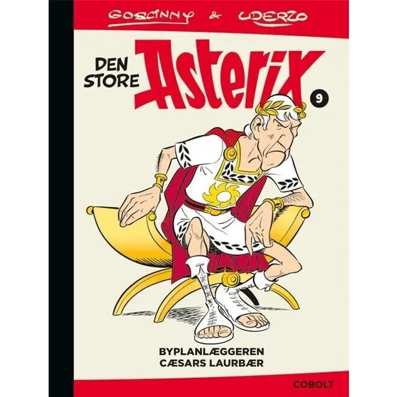 Den store Asterix 9 – Byplanlæggeren & Cæsars laurbær (Hardcover)