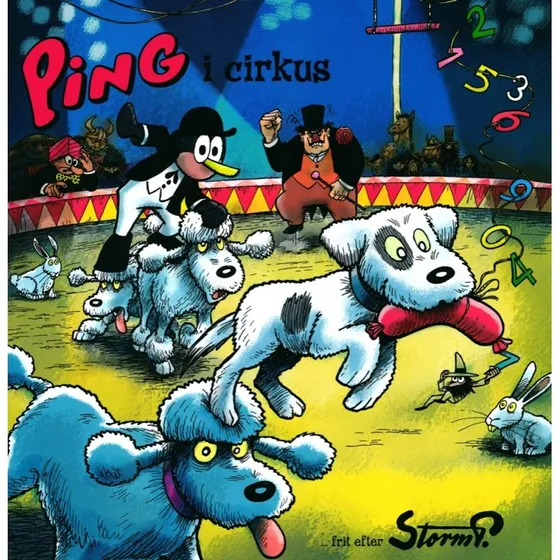 Ping i cirkus - Storm P. (hardcover børnebog)