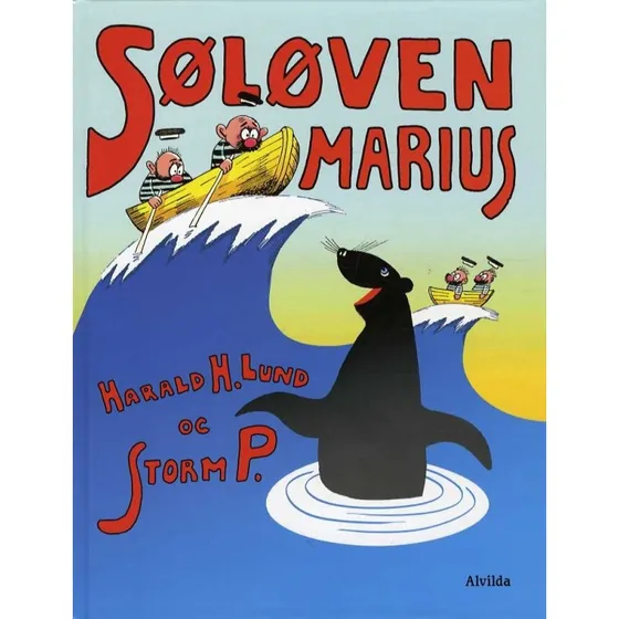Storm P. – Søløven Marius (Hardcover, nyfarvelagt)