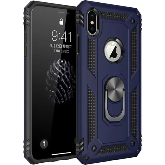 Bofink Combat iPhone XS etui - Blå