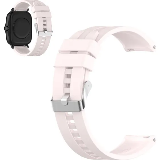 Amazfit GTS Silikoneurrem - 20 mm - Lyserød
