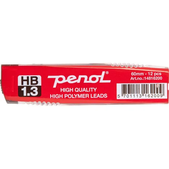 Penol Miner stifter til stiftblyant - 1,3 mm (12 stk i tube)