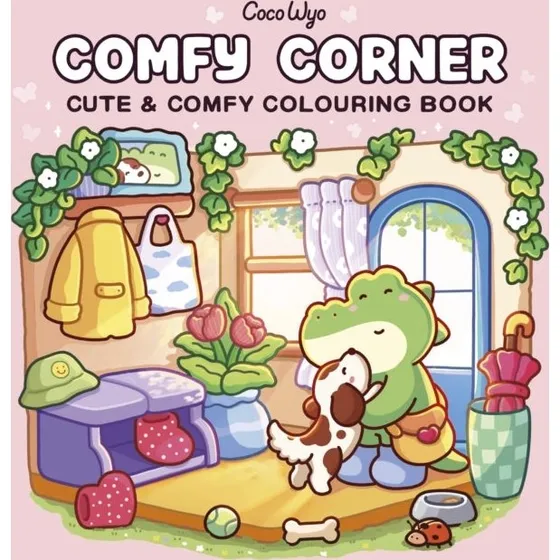 Coco Wyo Comfy Corner - Malbog til afstressning