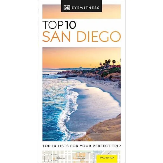 DK Eyewitness Top 10 San Diego - Rejseguide