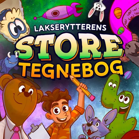 Lakserytterens STORE Tegnebog – 101 Tegneøvelser