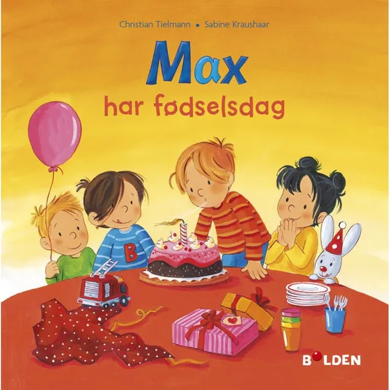Max har fødselsdag – børnebog (hardback)