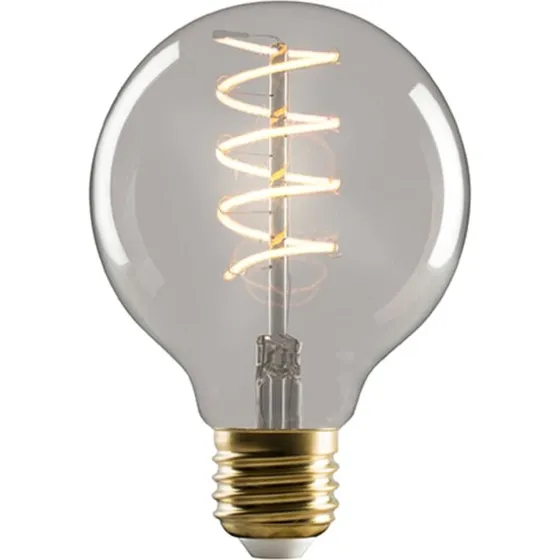 e3light Vintage E27 globepære røg 4W 2200K RA90 dæmpbar