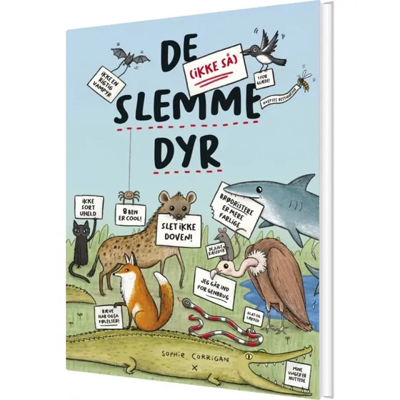 De (ikke så) slemme dyr – børnebog (hardcover)