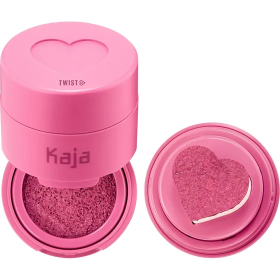 Kaja Cheeky Stamp 04 Feisty - Flydende blush med hjerte-stempel
