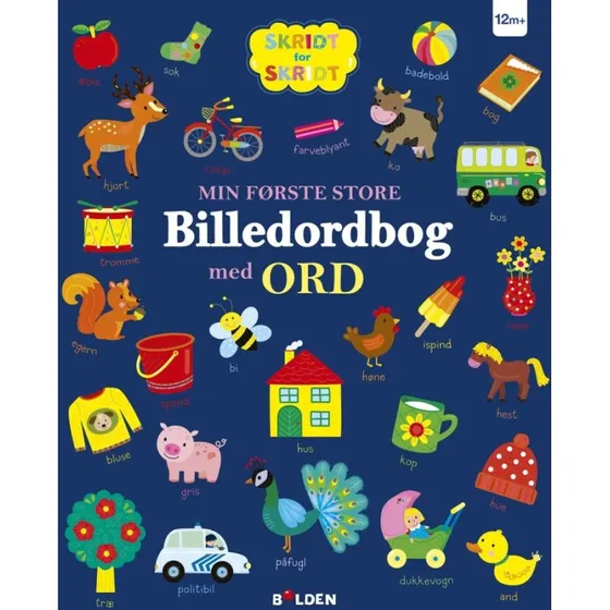 Min første store billedordbog – Hardcover for små børn