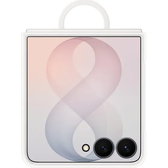 Samsung EF-EF776 Silicone Ring Case til Galaxy Z Flip8 - Creme