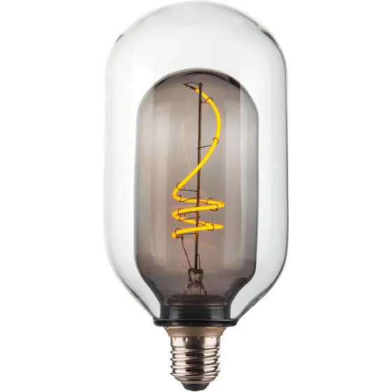 Nordlux Deco E27 T95 1800K røgfarvet dimbar 4,1W