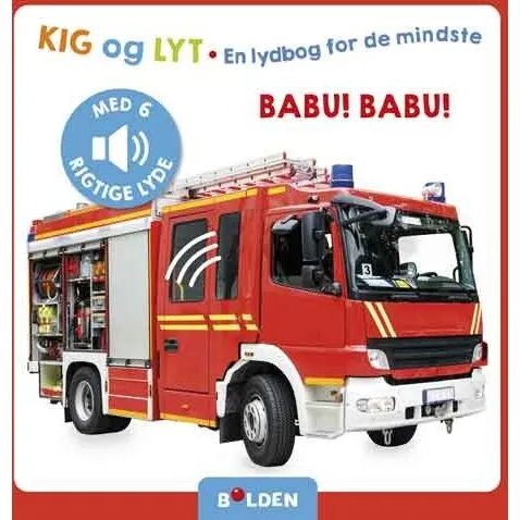 Kig og lyt: Babu! Babu! – Papbog med 6 lyde