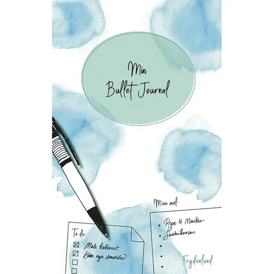 Min Bullet Journal – Hardcover planlægger og kalender