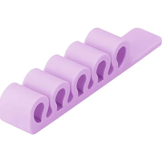 Hurtel Silikone Kabelorganisator - Lilla