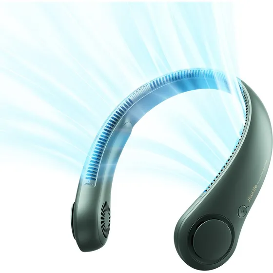 Jisulife Neck Fan 3 4000mAh Bærbar Nakkeventilator - Grøn