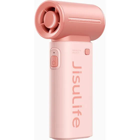 Jisulife Life9 Håndholdt Ventilator 3600mAh USB-C - Pink