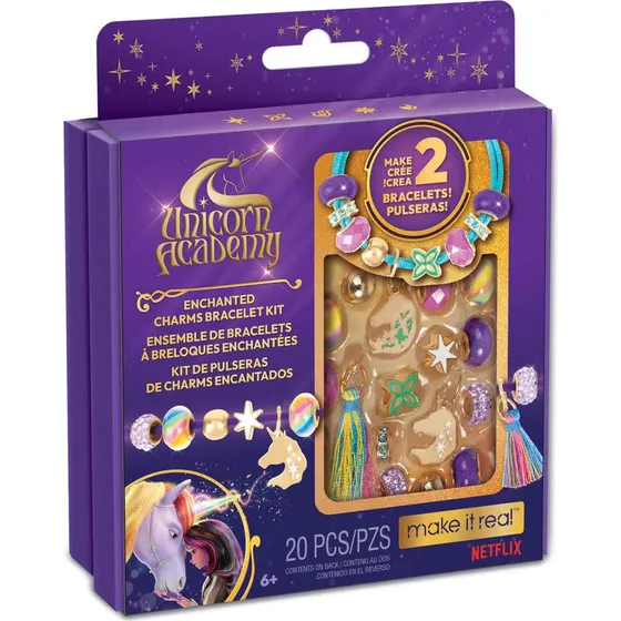 Make It Real Unicorn Academy Fortryllede Charms Armbåndssæt