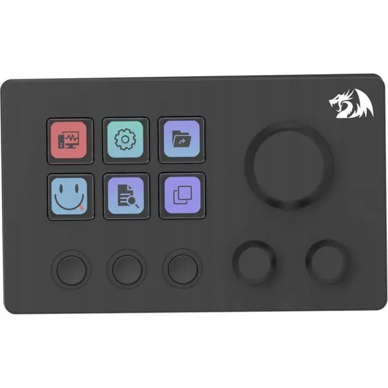 Redragon SS-551 Skyrider Stream Deck med 6 LCD-taster