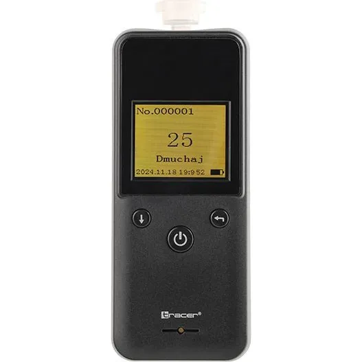 Tracer BreathEZ-2B Alkoholtester med 5 mundstykker - Sort