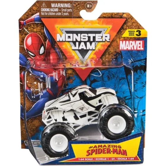 Monster Jam Marvel The Amazing Spider-Man 1:64 Legetøjsbil