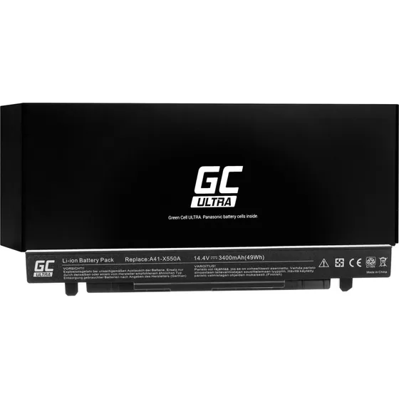 Green Cell ULTRA Batteri til Asus A41-X550A, R510CA, X550CA, 3400mAh