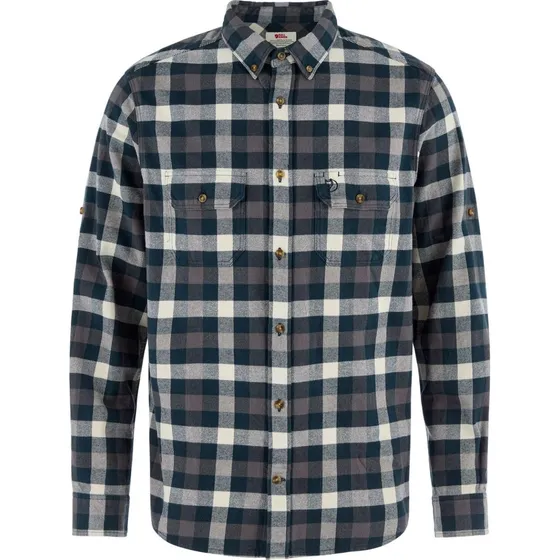 Fjällräven Skog Relaxed Shirt - Dark Navy/Chalk White - 2XL