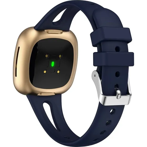 Urrem til Fitbit Versa 4, Versa 3 & Sense 2 - Midnatsblå, L