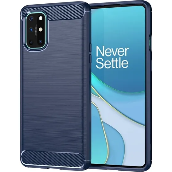 Carbon Flex Etui til OnePlus 8T - Blå