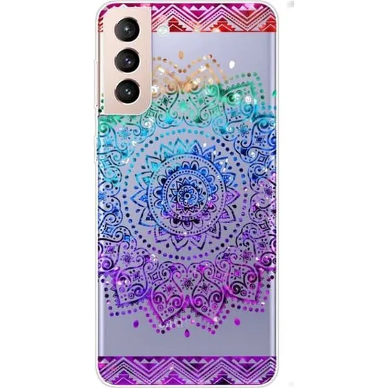 Deco Samsung Galaxy S22 Etui - Farverig Mandala Mønster