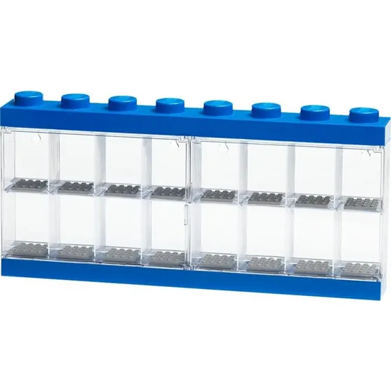 LEGO Minifigure Display Case 16 stk. Blå