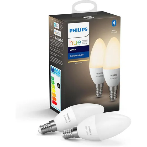 Philips Hue White E14 2-pak Bluetooth