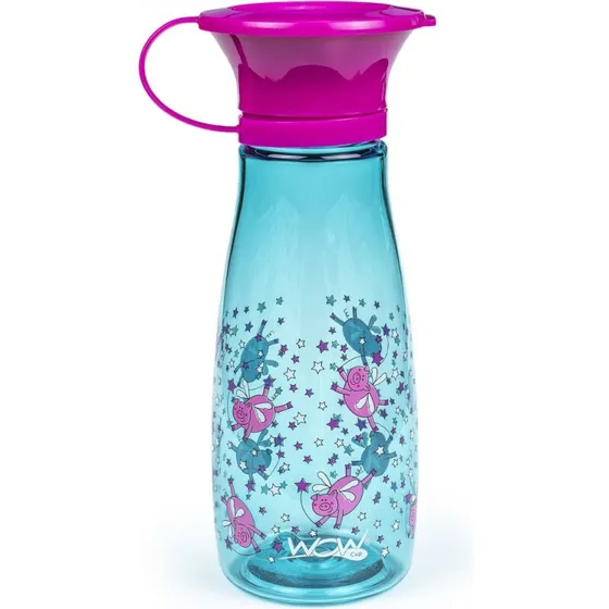 WOW Cup Mini Tritan 350 ml - Turkis/Pink