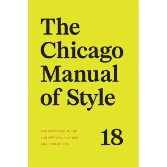 The Chicago Manual of Style, 18. udgave