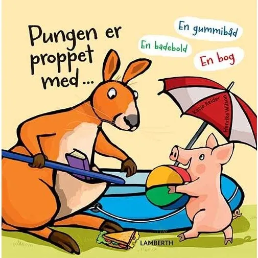 Pungen er proppet med – børnebog (hardcover)