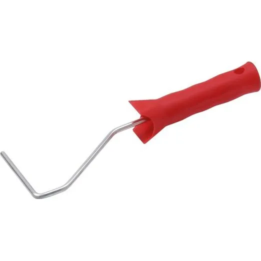 Rulleskaft 10 cm med ergonomisk greb og 6mm system