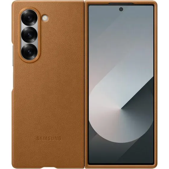 Samsung Vegan Case til Galaxy Z Fold6 - Brun