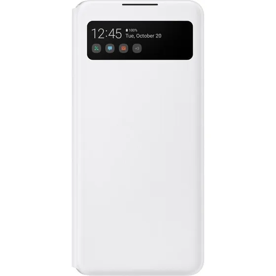Samsung Smart S View Wallet Cover til Galaxy A42 5G - Hvid