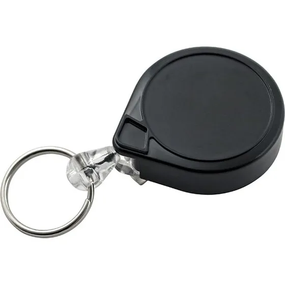 KEY-BAK Mini-Bak Nøglerulle Sort med clips