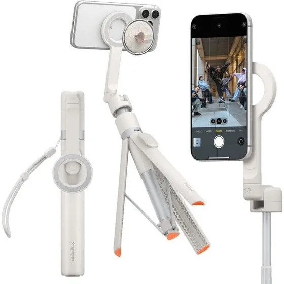 Spigen S582W Bluetooth Selfie Stick - Beige