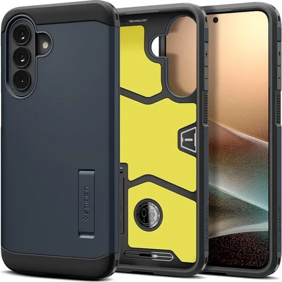 Spigen Tough Armor Cover til Samsung Galaxy A57 5G - Mørkeblå