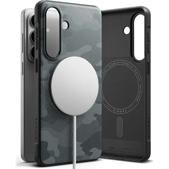 Ringke Onyx MagSafe Case til Samsung Galaxy S26 - Grey/Black