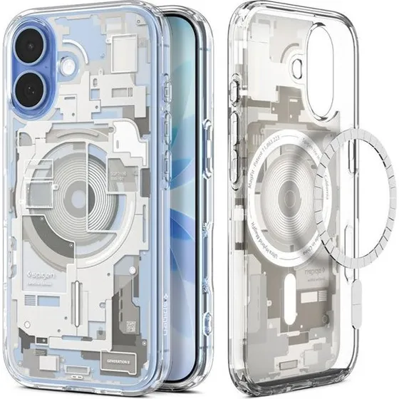 Spigen Ultra Hybrid MagSafe Cover til iPhone 17 - Hvid