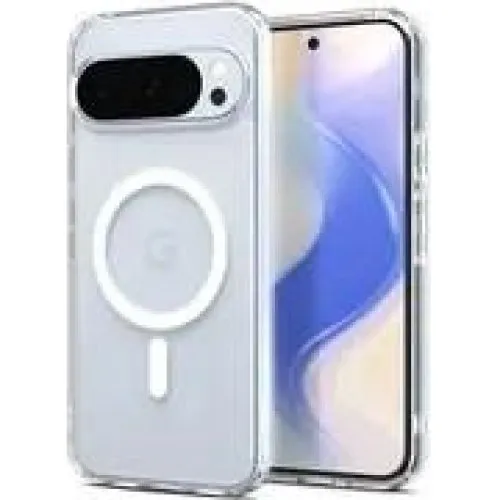 Spigen Ultra Hybrid MagSafe til Google Pixel 10 Pro/Pixel 10 - Klar/Hvid