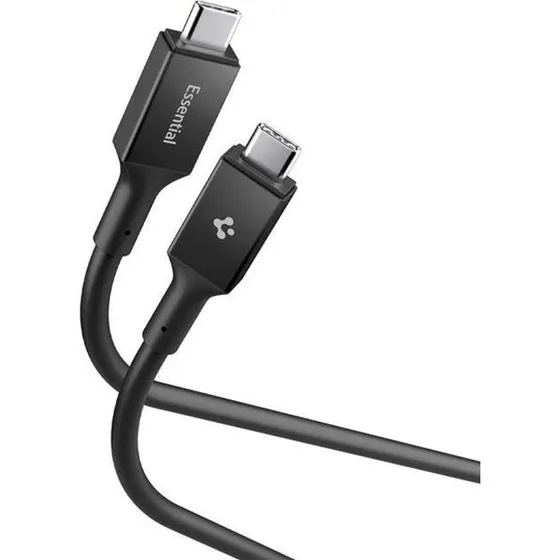 Spigen Essential USB-C til USB-C 240W Kabel - Sort (1,2 m)