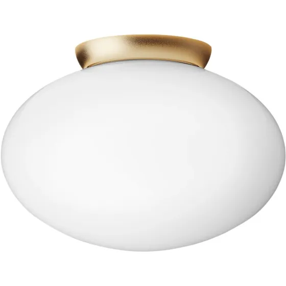 Nuura Rizzatto 301 loftlampe Satin Messing/Opal