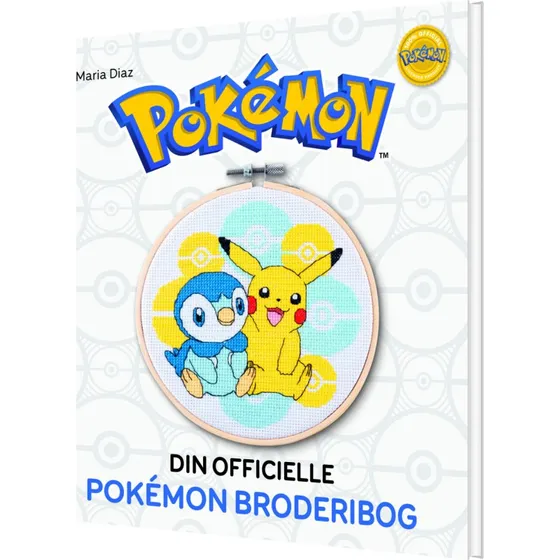 Din officielle Pokémon broderibog – hardcover (over 50 motiver)